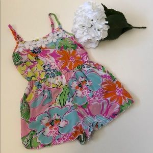 Lilly Pulitzer girls Nosey Posey romper in size 6